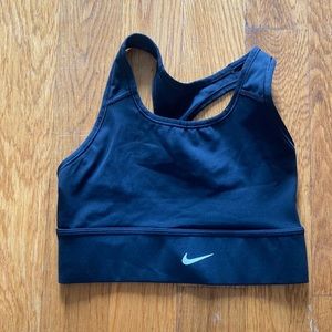 Nike black sports bra